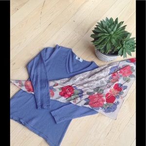 Lavender cashmere top, EUC, Lg